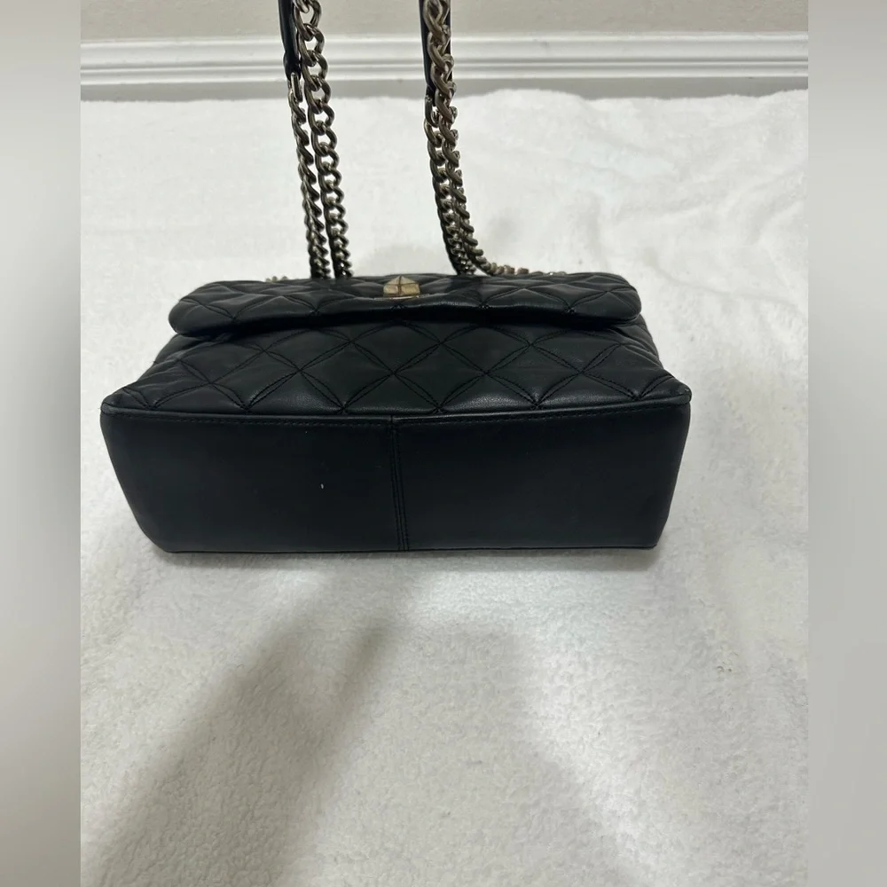 Kate Spade Black Natalia Quilted Leather Crossbody Bag